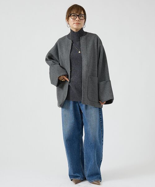 DESIGNWORKS / デザインワークス アウター | ダブルフェイスウールショートコート | 詳細16