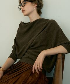 DESIGNWORKS / デザインワークス ニット・セーター | ウールホールガーメントアシメトリーニット