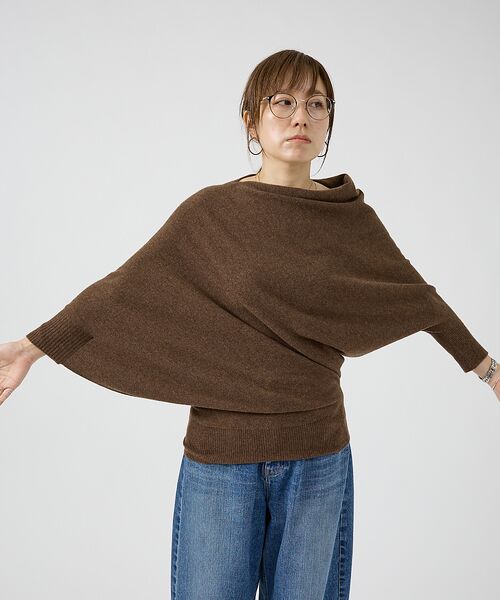 DESIGNWORKS / デザインワークス ニット・セーター | ウールホールガーメントアシメトリーニット | 詳細22