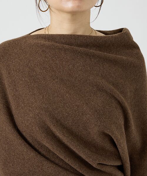 DESIGNWORKS / デザインワークス ニット・セーター | ウールホールガーメントアシメトリーニット | 詳細26