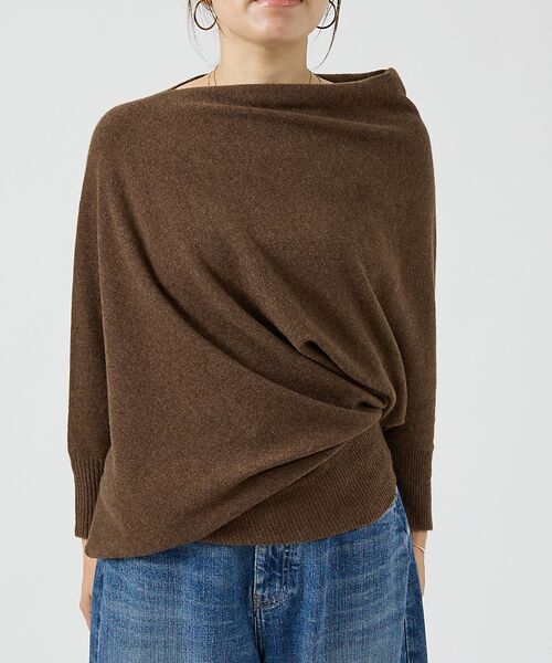 DESIGNWORKS / デザインワークス ニット・セーター | ウールホールガーメントアシメトリーニット | 詳細19
