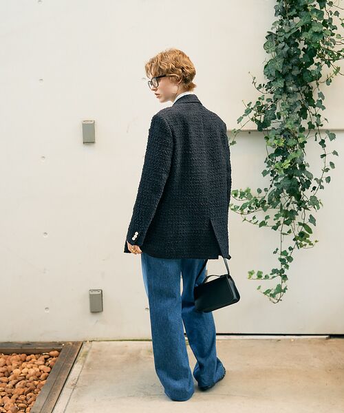 DESIGNWORKS / デザインワークス テーラードジャケット | ツィードテーラードパールボタンジャケット | 詳細10