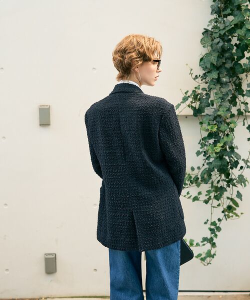 DESIGNWORKS / デザインワークス テーラードジャケット | ツィードテーラードパールボタンジャケット | 詳細5