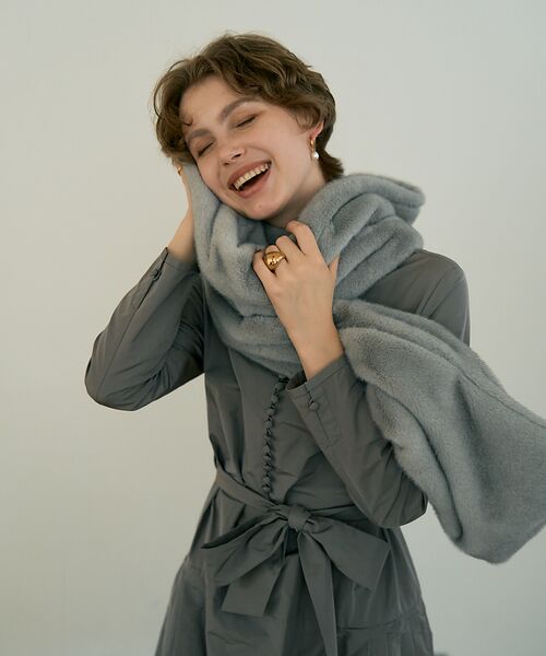 DESIGNWORKS / デザインワークス ワンピース | フィット&フレアタフタワンピース | 詳細8