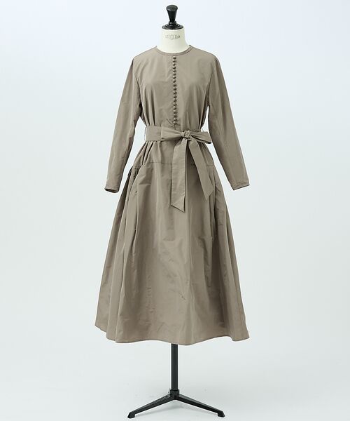 DESIGNWORKS / デザインワークス ワンピース | フィット&フレアタフタワンピース | 詳細9