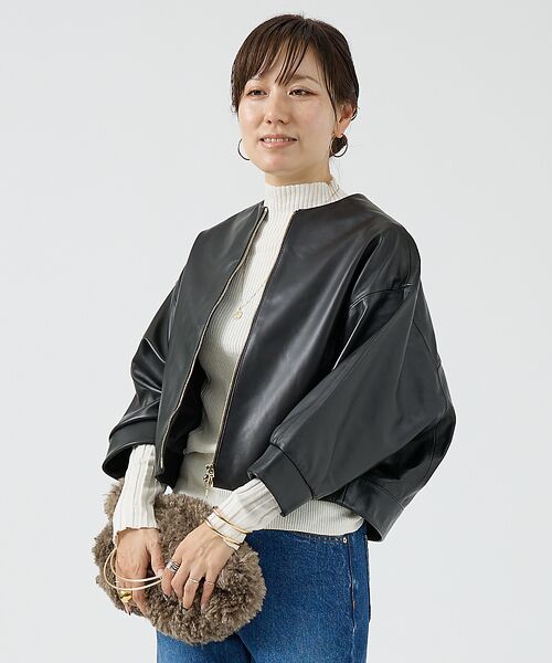 DESIGNWORKS / デザインワークス ブルゾン | 【EMMETI /エンメティ】 TILLY LAMBSKIN NAPPA ラムス | 詳細1