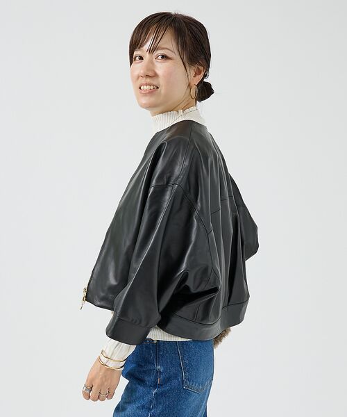 DESIGNWORKS / デザインワークス ブルゾン | 【EMMETI /エンメティ】 TILLY LAMBSKIN NAPPA ラムス | 詳細3