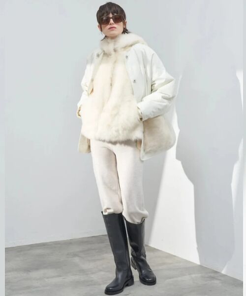 DESIGNWORKS / デザインワークス ベスト | 【KARL DONOGHUE / カールドノヒュー】SHERING HOODED | 詳細1