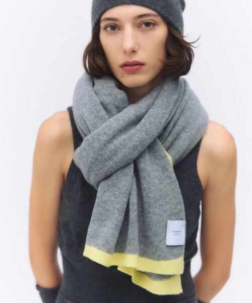 DESIGNWORKS / デザインワークス マフラー・ショール・スヌード・ストール | 【elegancese/エレガンセーゼ】 Mesh cashmere stole | 詳細9