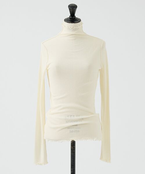 DESIGNWORKS / デザインワークス Tシャツ | 【HAKUJI/ハクジ 】Sheer rib high neck　シアープルオー | 詳細1