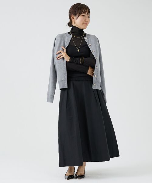 DESIGNWORKS / デザインワークス Tシャツ | 【HAKUJI/ハクジ 】Sheer rib high neck　シアープルオー | 詳細2