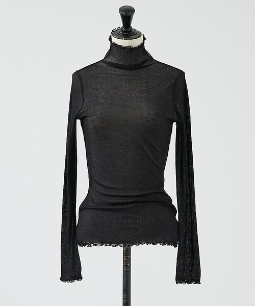 DESIGNWORKS / デザインワークス Tシャツ | 【HAKUJI/ハクジ 】Sheer rib high neck　シアープルオー | 詳細3