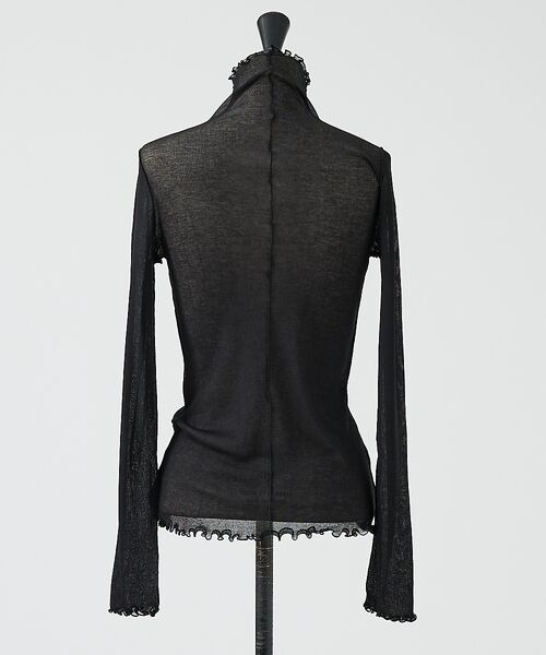 DESIGNWORKS / デザインワークス Tシャツ | 【HAKUJI/ハクジ 】Sheer rib high neck　シアープルオー | 詳細4