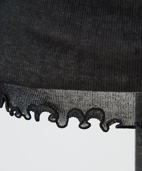 DESIGNWORKS / デザインワークス Tシャツ | 【HAKUJI/ハクジ 】Sheer rib high neck　シアープルオー | 詳細5