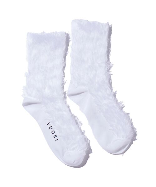 DESIGNWORKS / デザインワークス ソックス | 【YUQRI/ユクリ】Faux fur/靴下 ソックス | 詳細2