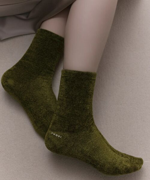 DESIGNWORKS / デザインワークス ソックス | 【YUQRI/ユクリ】Cozy velour  /靴下 ソックス | 詳細4