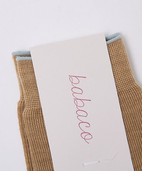 DESIGNWORKS / デザインワークス ソックス | 【babaco/ババコ 】 Wool Ribbed Socks　ウールリブソック | 詳細6