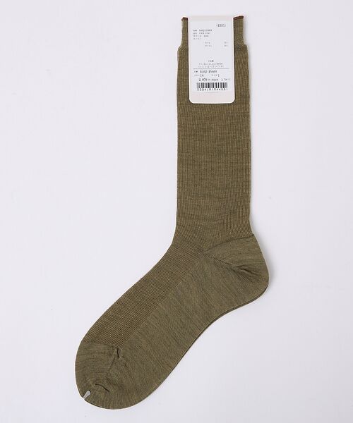 DESIGNWORKS / デザインワークス ソックス | 【babaco/ババコ 】 Wool Ribbed Socks　ウールリブソック | 詳細9