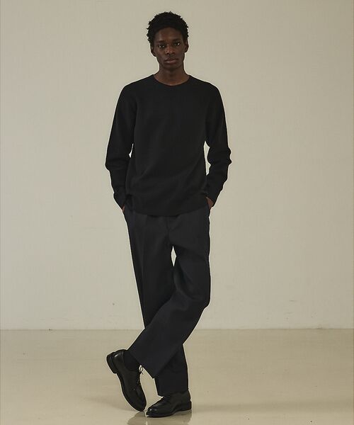 DESIGNWORKS / デザインワークス ニット・セーター | 【ハイパーストレッチ】ホールガーメント アスレチック クルーネックスウェット | 詳細10