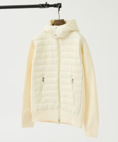 DESIGNWORKS / デザインワークス ダウンジャケット・ベスト | ニットコンビ　ダウンフード タフタ ブルゾン