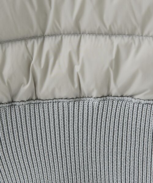 DESIGNWORKS / デザインワークス ダウンジャケット・ベスト | ニットコンビ　ダウンフード タフタ ブルゾン | 詳細2