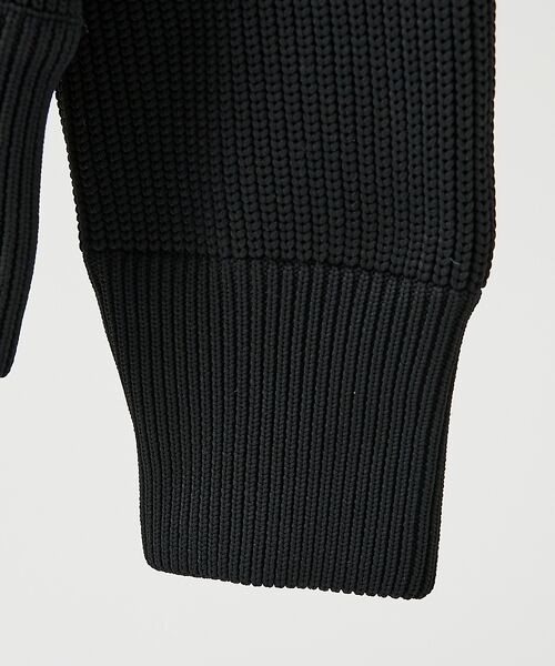 DESIGNWORKS / デザインワークス ダウンジャケット・ベスト | ニットコンビ　ダウンフード タフタ ブルゾン | 詳細8