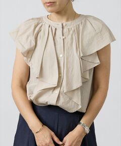 DESIGNWORKS / デザインワークス シャツ・ブラウス | フロントラッフルブラウス