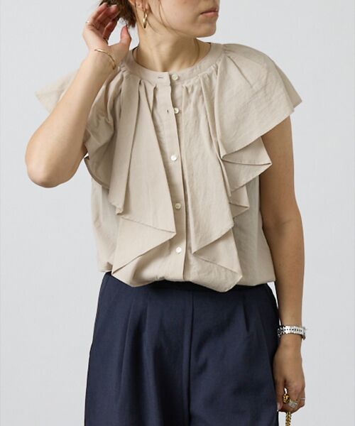DESIGNWORKS / デザインワークス シャツ・ブラウス | フロントラッフルブラウス | 詳細4