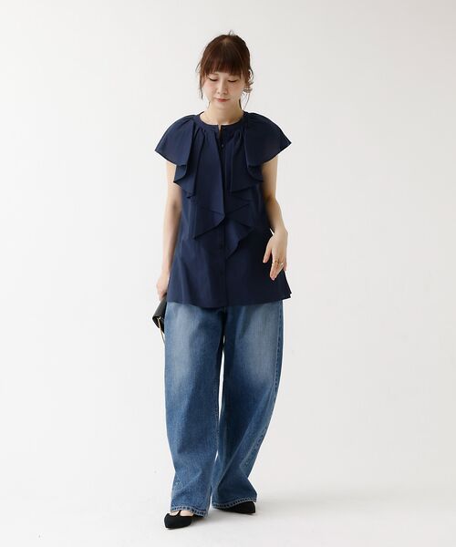 DESIGNWORKS / デザインワークス シャツ・ブラウス | フロントラッフルブラウス | 詳細11