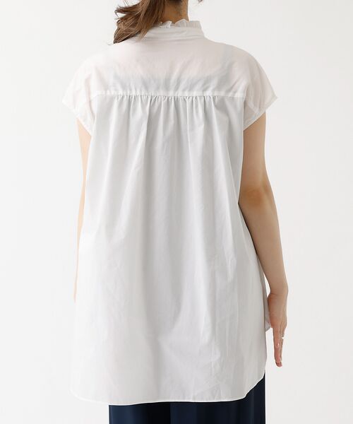 DESIGNWORKS / デザインワークス シャツ・ブラウス | パールボタンノースリーブブラウス | 詳細10