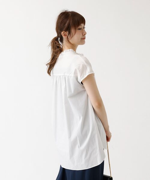 DESIGNWORKS / デザインワークス シャツ・ブラウス | パールボタンノースリーブブラウス | 詳細3
