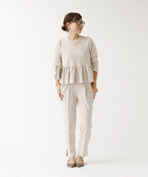 DESIGNWORKS / デザインワークス シャツ・ブラウス | 【セットアップ対応】ぺプラムトップス | 詳細5