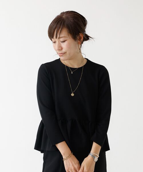 DESIGNWORKS / デザインワークス シャツ・ブラウス | 【セットアップ対応】ぺプラムトップス | 詳細15