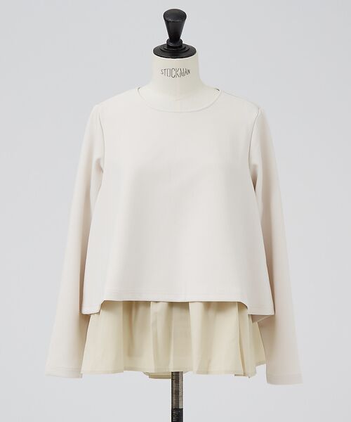 DESIGNWORKS / デザインワークス トップス | 後ろタフタ切替えプルオーバー | 詳細4