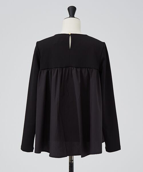 DESIGNWORKS / デザインワークス トップス | 後ろタフタ切替えプルオーバー | 詳細9