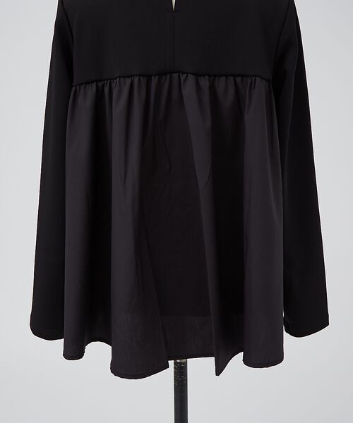 DESIGNWORKS / デザインワークス トップス | 後ろタフタ切替えプルオーバー | 詳細11