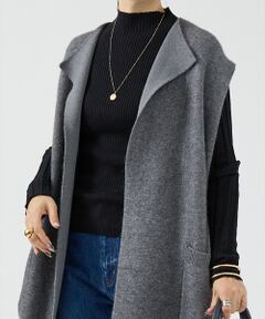 DESIGNWORKS / デザインワークス ニット・セーター | コットンカシミヤリブニットプルオーバー