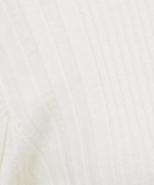 DESIGNWORKS / デザインワークス ニット・セーター | コットンカシミヤリブニットプルオーバー | 詳細6