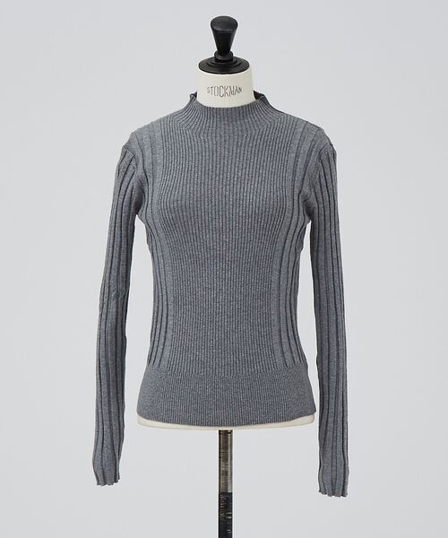 DESIGNWORKS / デザインワークス ニット・セーター | コットンカシミヤリブニットプルオーバー | 詳細7