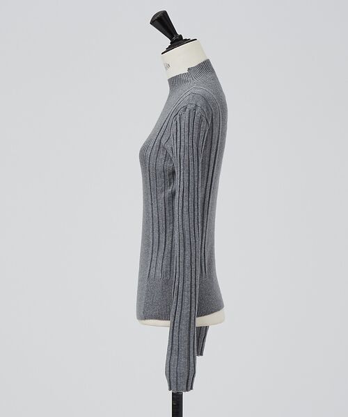 DESIGNWORKS / デザインワークス ニット・セーター | コットンカシミヤリブニットプルオーバー | 詳細8