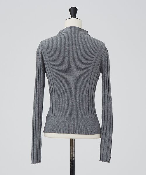 DESIGNWORKS / デザインワークス ニット・セーター | コットンカシミヤリブニットプルオーバー | 詳細9