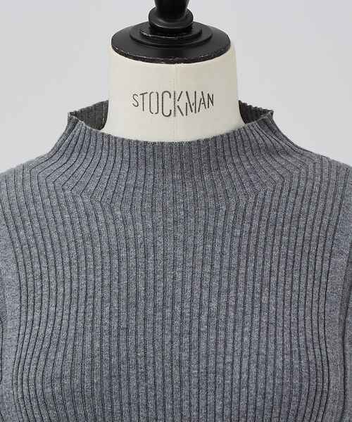 DESIGNWORKS / デザインワークス ニット・セーター | コットンカシミヤリブニットプルオーバー | 詳細10