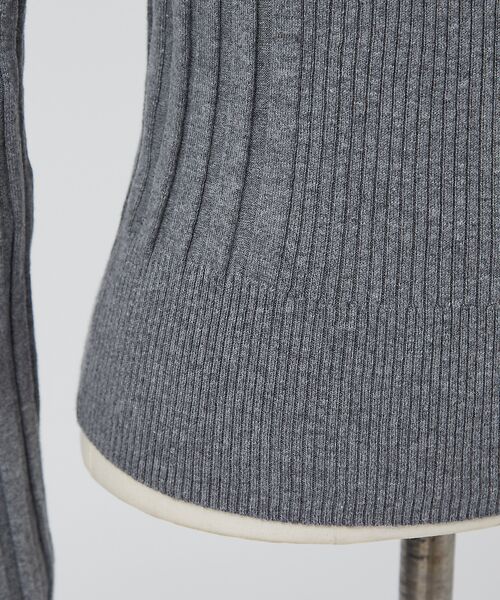 DESIGNWORKS / デザインワークス ニット・セーター | コットンカシミヤリブニットプルオーバー | 詳細12