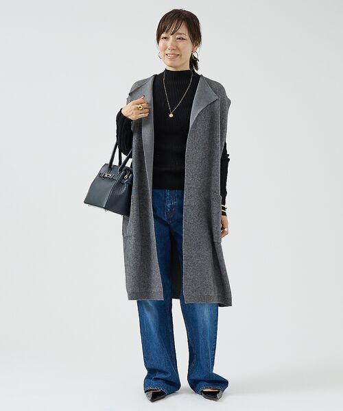 DESIGNWORKS / デザインワークス ニット・セーター | コットンカシミヤリブニットプルオーバー | 詳細15