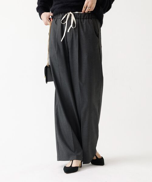 DESIGNWORKS / デザインワークス パンツ | スマートラメストライプレイヤードパンツ | 詳細4