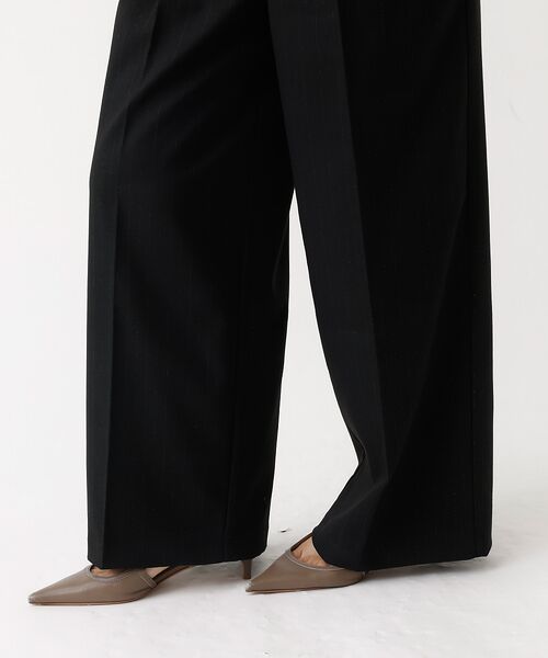 DESIGNWORKS / デザインワークス パンツ | スマートラメストライプレイヤードパンツ | 詳細17