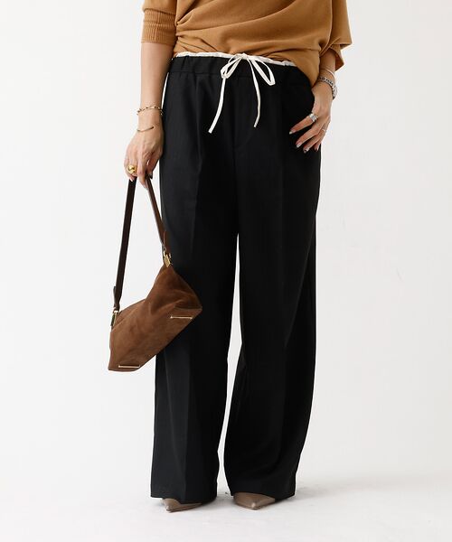 DESIGNWORKS / デザインワークス パンツ | スマートラメストライプレイヤードパンツ | 詳細8