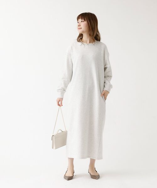 DESIGNWORKS / デザインワークス ワンピース | パール付きスウェットワンピース | 詳細2