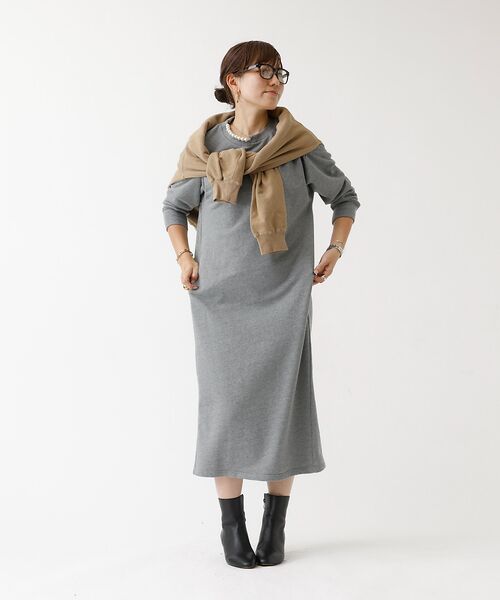 DESIGNWORKS / デザインワークス ワンピース | パール付きスウェットワンピース | 詳細12