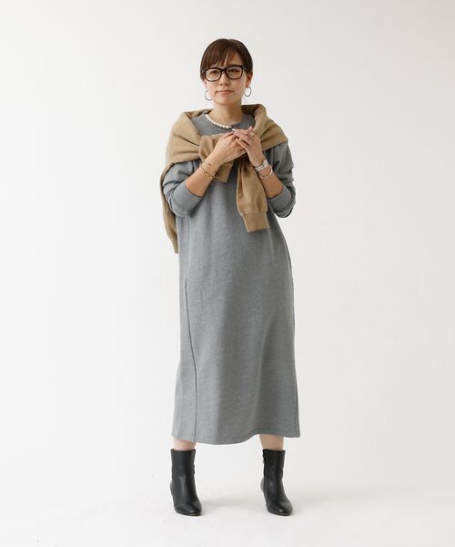 DESIGNWORKS / デザインワークス ワンピース | パール付きスウェットワンピース | 詳細13